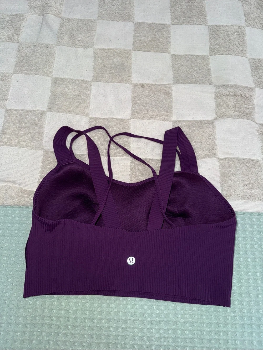 NWOT Lululemon Like a Cloud Ribbed Longline Bra D/DD